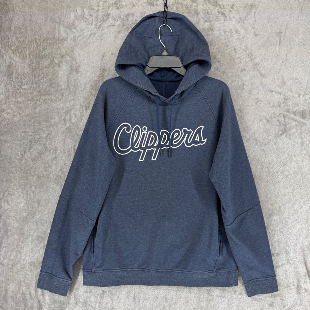 Lululemon LA Clippers City Sweat‎ Hoodie Mens L Navy Blue Heathered Pullover